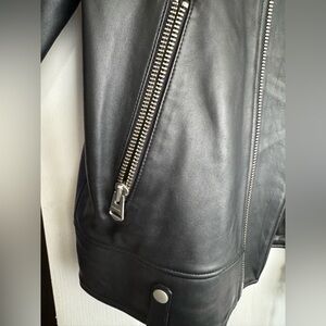 Men’s Mackage Leather Moto Jacket Sz 42